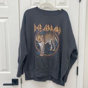 Abercrombie Def Leppard Graphic Sweatshirt